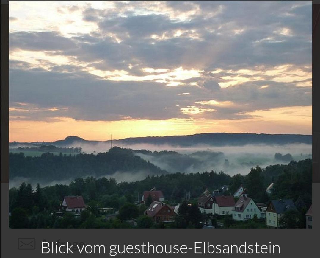 Guesthouse Elbsandstein App. Bastei Rathmannsdorf Экстерьер фото